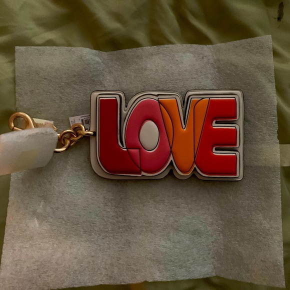 Coach Love Keyring